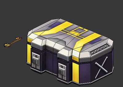 宝箱一只科技风