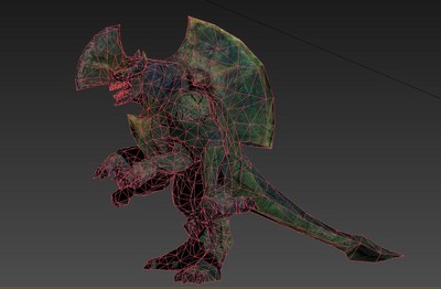 简模 升级版斧首怪  环太平洋 怪兽axehead  科幻 外星怪物  monster