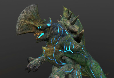 简模 升级版斧首怪  环太平洋 怪兽axehead  科幻 外星怪物  monster