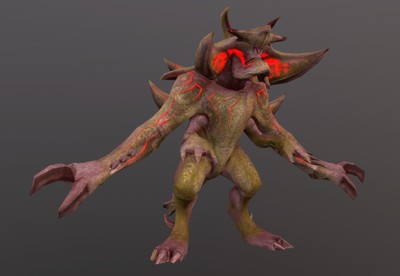 简模 升级版--憎恶  环太平洋 四级怪兽 scunner 科幻 外星怪兽