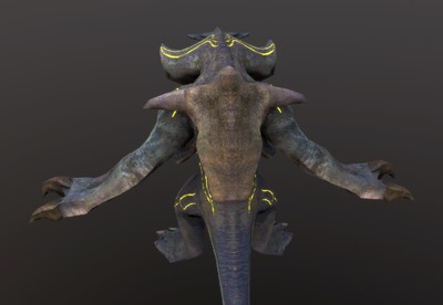 简模 升级版--憎恶  环太平洋 四级怪兽 scunner 科幻 外星怪兽