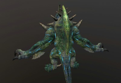 简模 升级版斧首怪  环太平洋 怪兽axehead  科幻 外星怪物  monster