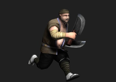 古代人物 屠夫 卖肉商贩