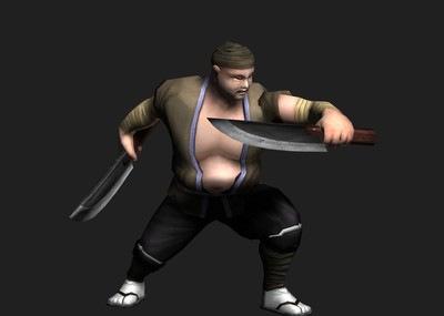 古代人物 屠夫 卖肉商贩