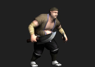 古代人物 屠夫 卖肉商贩