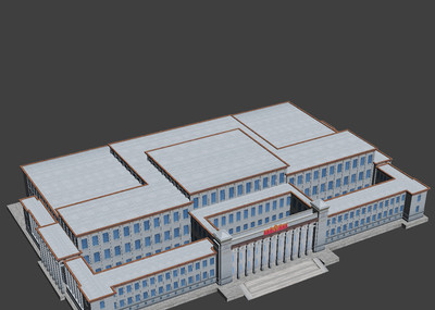 国家博物馆 中国国家博物馆模型-历史建筑模型库-3ds max(.