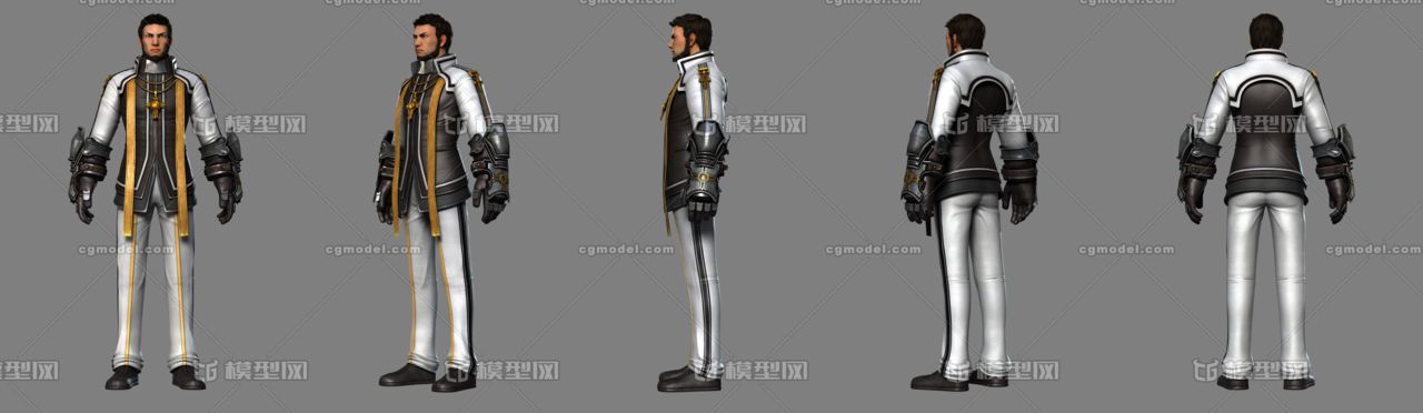 Dnf Model DNF***模型第二部模型-男人模型库-Maya(.ma/.mb)模型下载-cg模型网