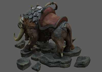 次世代 坐骑 野猪坐骑 高质量写实 pbr 骑宠 宠物 跟班 怪物设计 boss