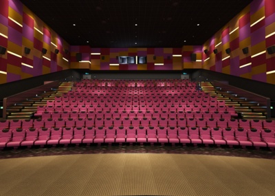 电影院 放映厅-现代场景-场景-cg506827131-cg模型网