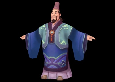 卡通古代人物老板财主地主大老爷大官官老爷￥23 模型 118