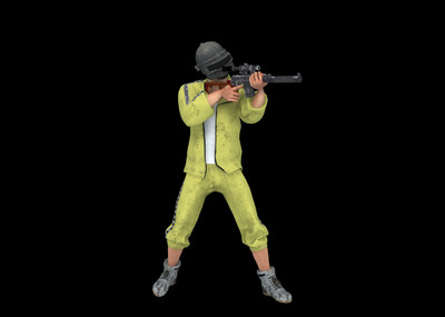 绝地求生 大吉大利 今晚吃鸡 士兵带动画_雪域山峰作品_人物男人_cg