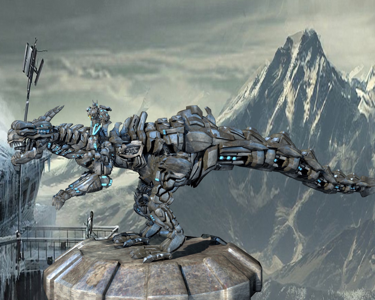 霸气恐龙机甲,用3dsmax制作,vray渲染广东省|广州市关注弗兰克塞斯