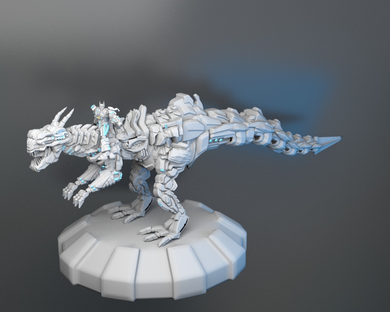 霸气恐龙机甲,用3dsmax制作,vray渲染广东省|广州市关注弗兰克塞斯