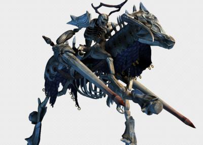 游戏怪物 骷髅兵 骷髅骑兵带一套24组动作