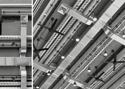 精细(通风管道,吊顶,烟雾报警器,监控,吊灯,风扇,烟感器,通风口等)