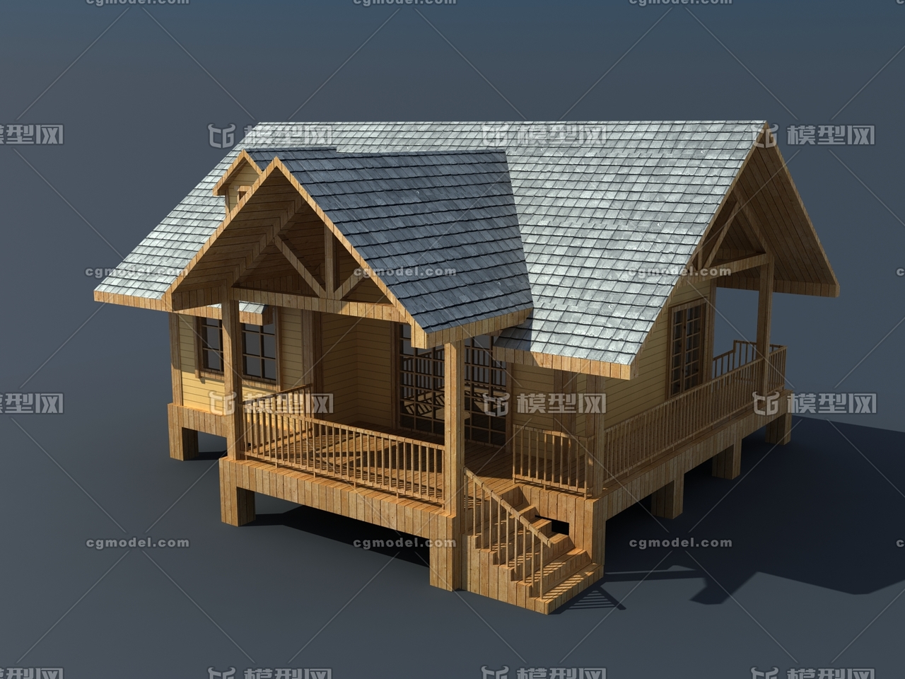 木屋 小木屋 木房子 小型木屋 休闲木屋 景区木屋 木屋模型 中式木屋