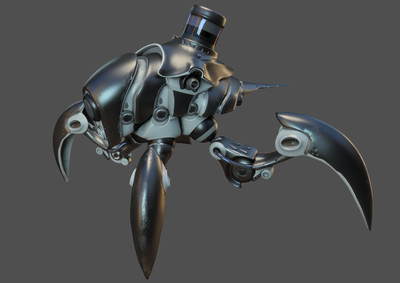 pbr四足机器人 ai 科幻机器人 未来_yingming作品_人物机器人/机甲