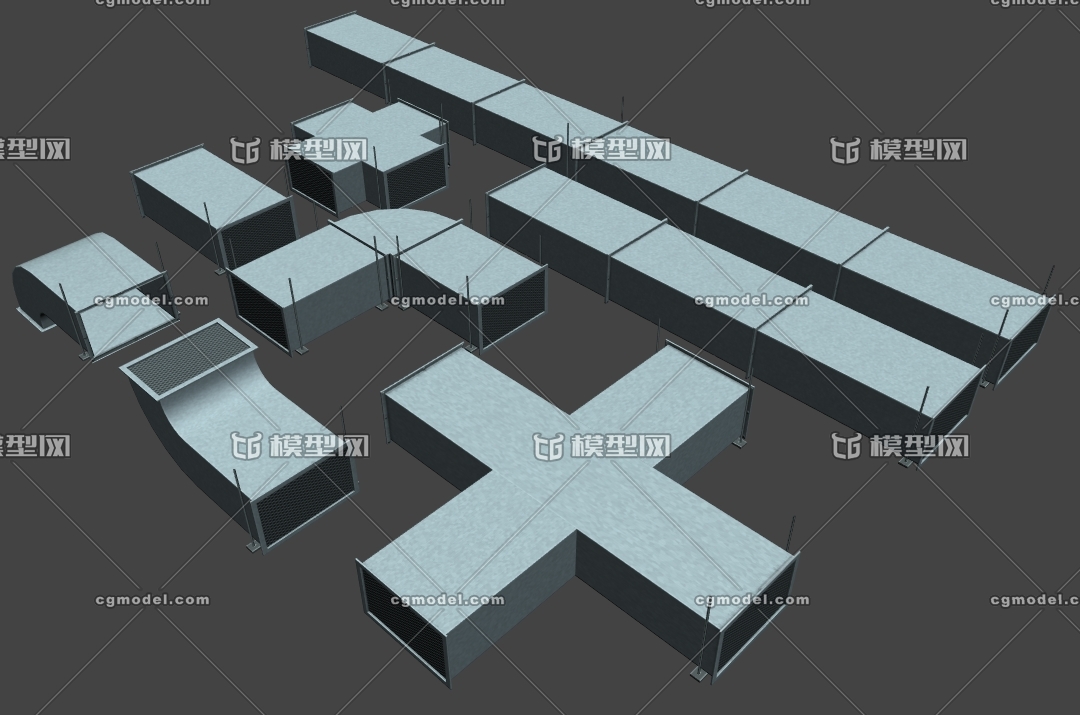 出风口通风系统风道系统管道空调风道空调系统供暖供热管道暖气输送