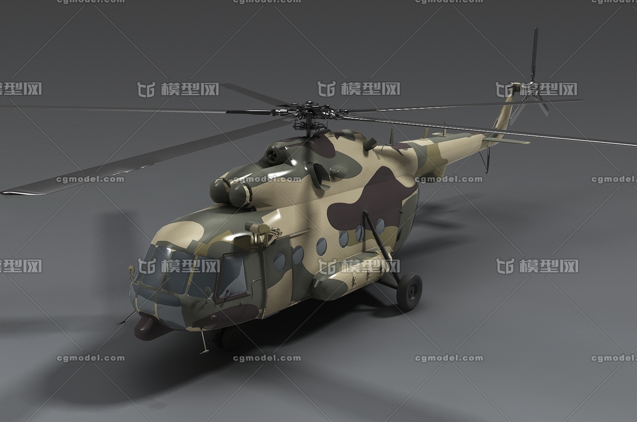 米-171直升机 俄罗斯直升机 米格171 直升机 军用直升模型-军用飞机