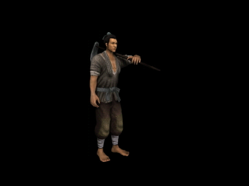 古代人物农民农夫男子壮丁