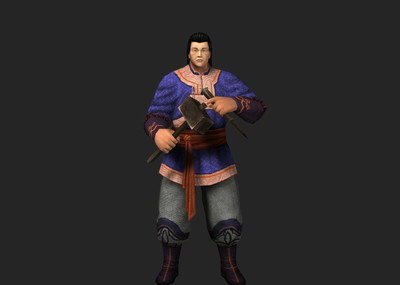 古代人物 壮汉模型-男人模型库-3ds Max(.max)模型下载-cg模型网