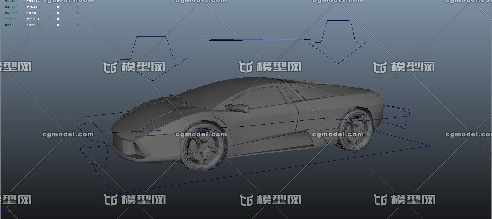 带绑定兰博基尼 汽车 赛车 车模_artisan作品_车辆赛车/跑车_cg模型网