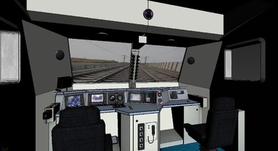 hxd3c电力机车内外简模_寂静的夜作品_车辆火车/轨道车_cg模型网