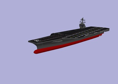 美国福特号航母_尔歌ethel作品_船艇军舰_cg模型网