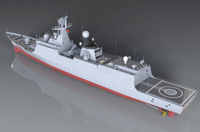 054护卫舰 054a型护卫舰 江凯2级_intrepid team作品_船艇军舰_cg模型