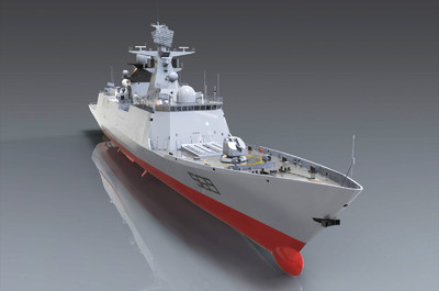 054护卫舰 054a型护卫舰 江凯2级_intrepid team作品_船艇军舰_cg模型
