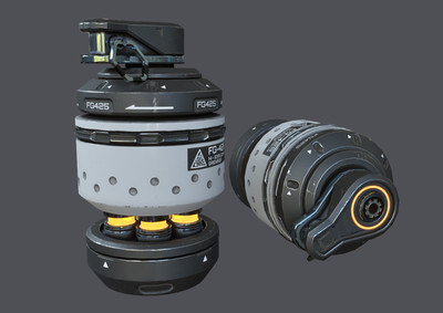 次世代 科幻手雷 pbr 手榴弹 炸弹 武器 弹药 范围伤害