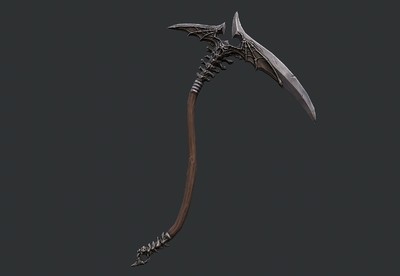 精致  恶魔  死神收割者   撒旦   带羽翼骷髅死神 thanatos