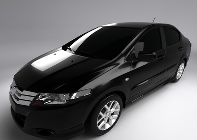 广汽本田 锋范 轿车 ——_model cg作品_车辆轿车_cg模型网