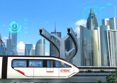 智慧城市,立体交通 轨道交通 轻轨 城轨 未来交通