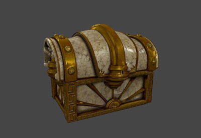 黄金宝箱 chest 古老宝箱 _wayne911作品_场景场景部件_cg模型网