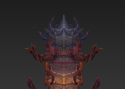 沙虫boss怪物手绘模型低模