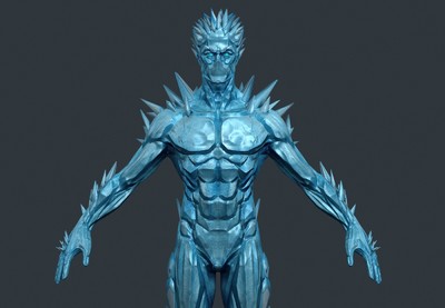 冰霜巨人    iceman  简模 冰人   寒霜冰魔