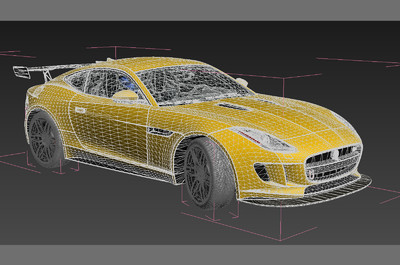 捷豹汽車3d模型_abinbin123作品_車輛轎車_cg模型網