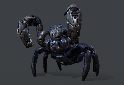 次时代 机械蜘蛛大boss spider robot 机械动物