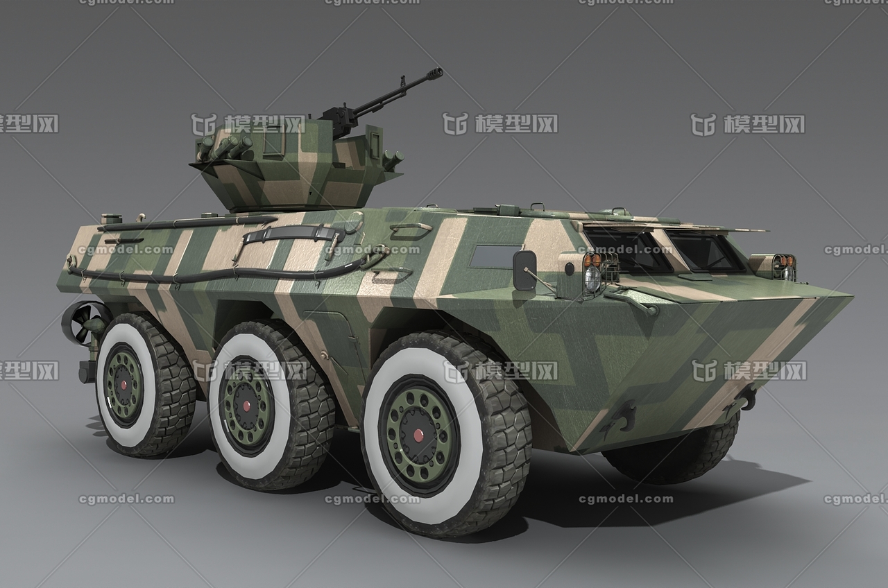 zsl92式輪式步兵戰車 92式步戰車 運兵車 6x6輪式突擊車 wz551步兵