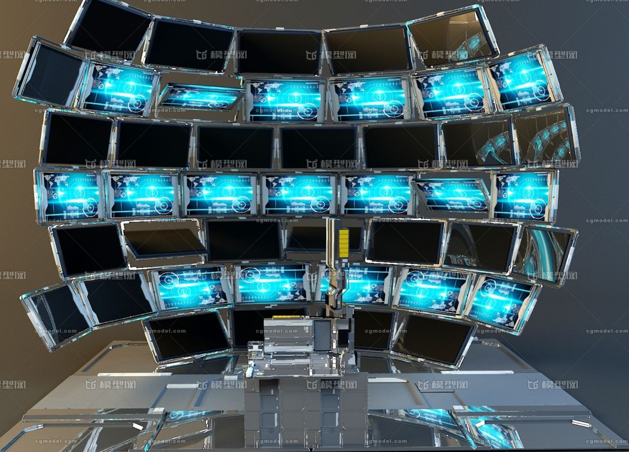 科幻显示器,显示屏,荧幕