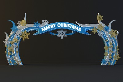 圣诞节拱门,archway