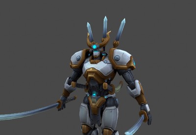 机械武士 ninjia 次世代 _wayne911作品_人物机器人/机甲_cg模型网