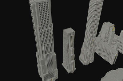 写字楼 科幻城市大楼 现代高楼 未来现代建筑 高科技建筑 摩天大楼