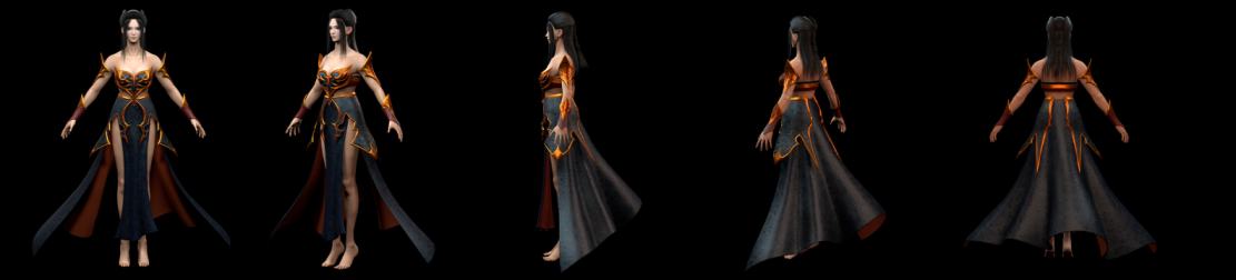 焰灵姬模型 - 角色/人物/生物 - 作品模型 - cg模型网