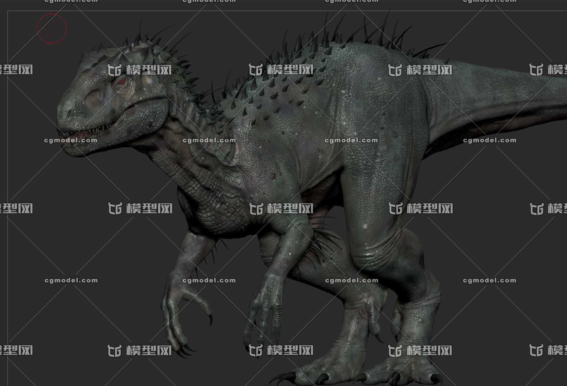 影视恐龙zbrush模型暴虐迅猛龙