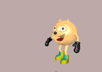 maya8秒小剧本动画木偶人开箱子动作练习