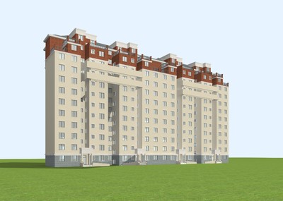 12层小高层住宅楼建筑