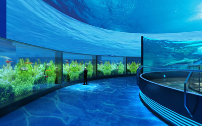 海洋展厅,水资源展馆模型,大海展厅,鱼类展示馆,自然生态展示馆等