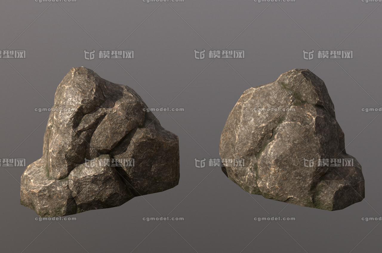 石头,山石,次时代,游戏,物件,场景,自然,古代,现代,法线,景观